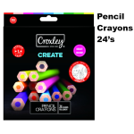 Croxley Create Pencil Crayons Full length 24's 
